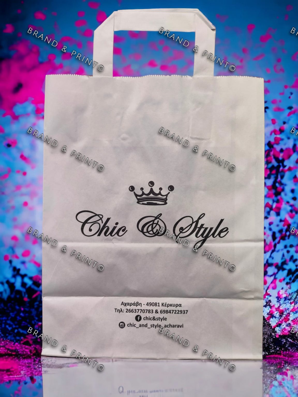 Brand and Print CHIC AND STYLE paper bag