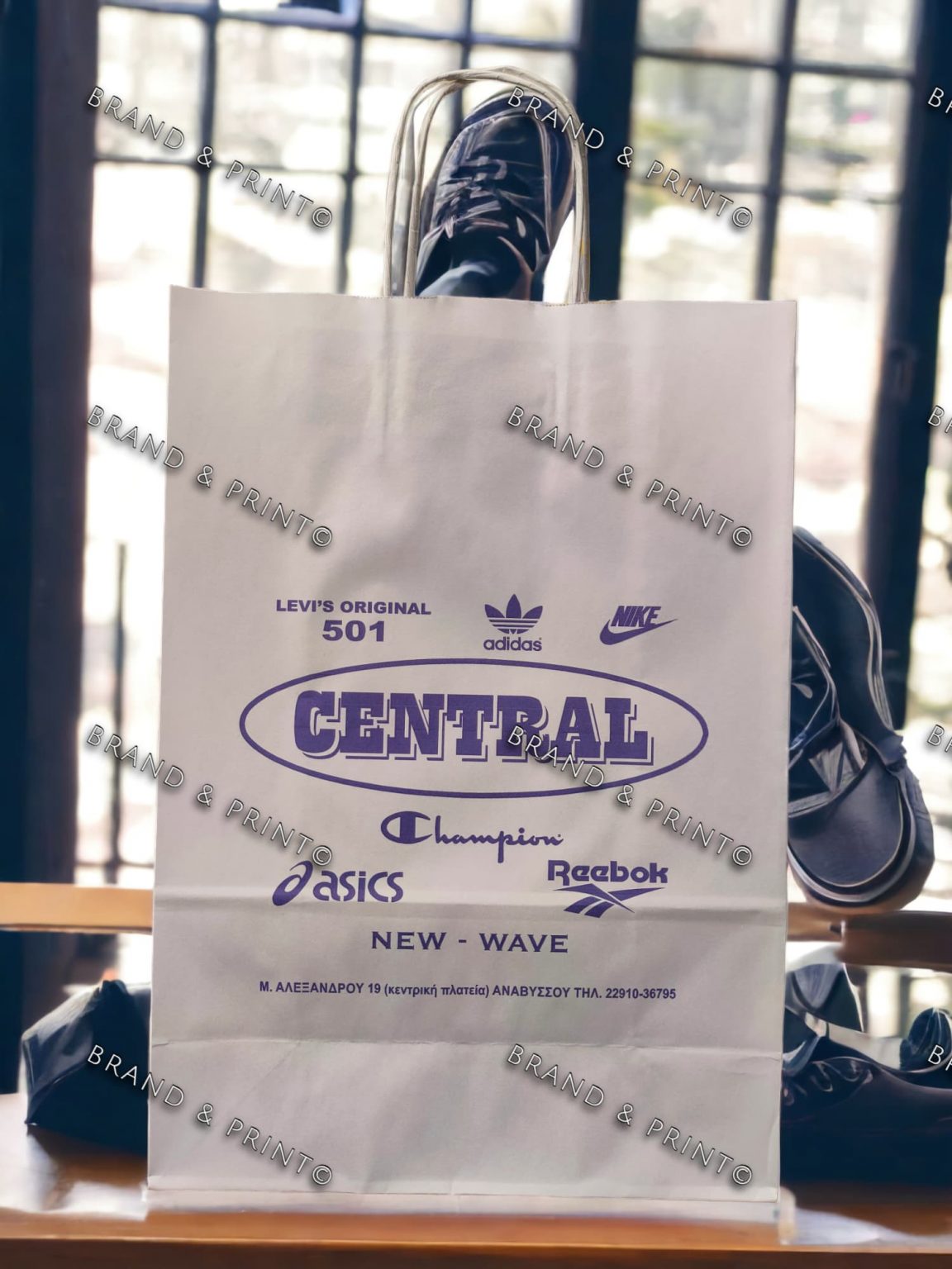 Brand and Print Central paper bag