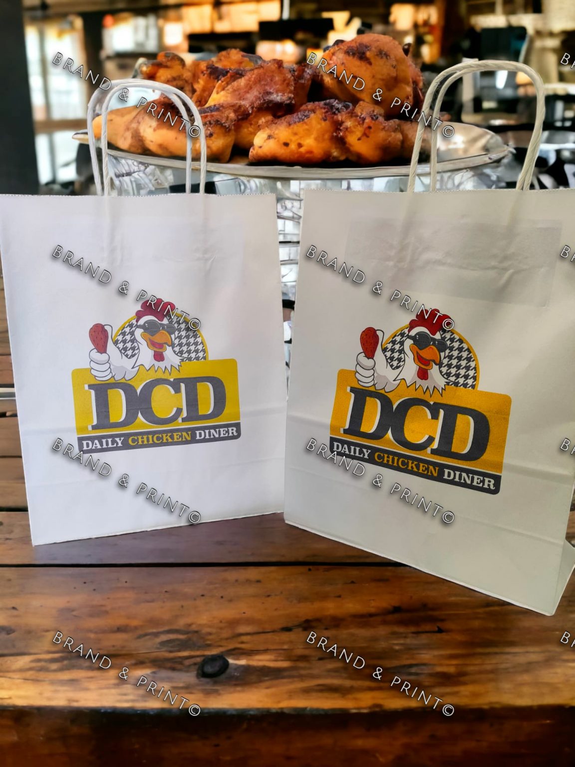 Brand and Print DCD paper bag
