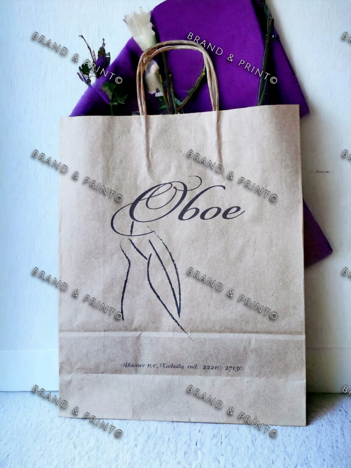 Brand and Print OBOE paper bag