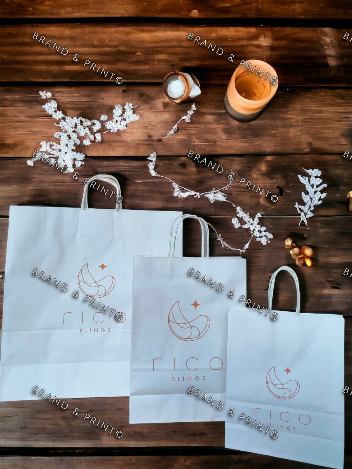 Brand and Print RICO BLINGS PAPER BAGS