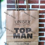 Brand and Print TOP MAN paper bag